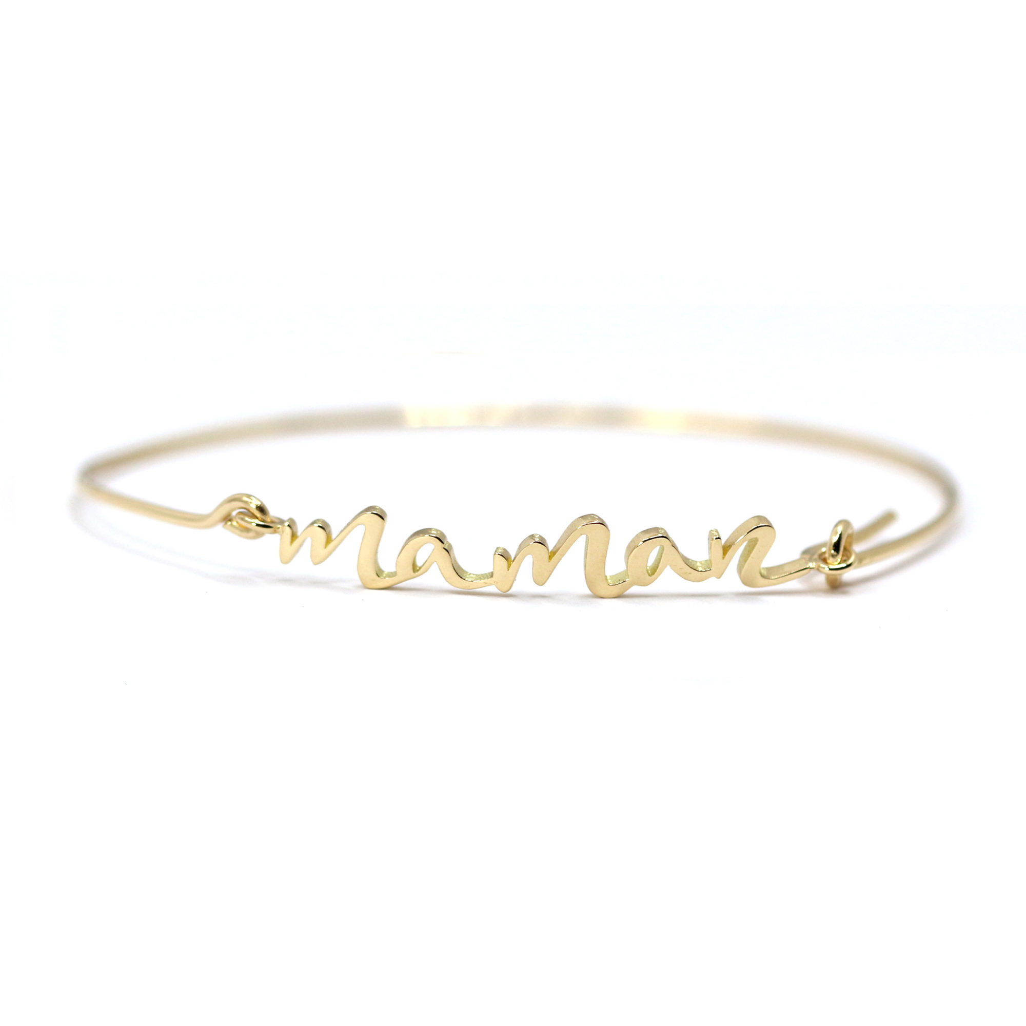 bracelet Maman or jaune