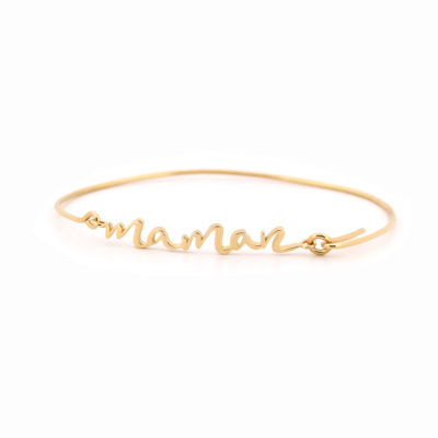Bracelet Maman fil or