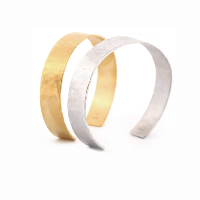 bracelet Urban Tribe bande martelée 10mm