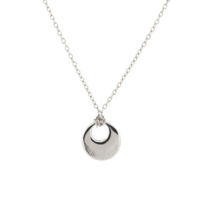 Collier Eclipse #2 argent et gravure