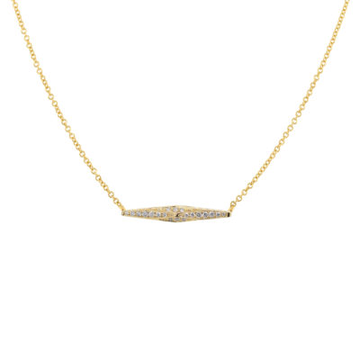 Collier Urban Tribe or jaune et diamants 10 ans