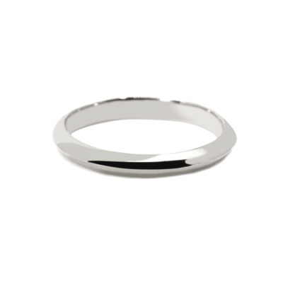 Alliance homme Cyprien 2.80mm or blanc