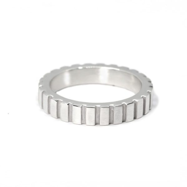 Bague homme Jack 4mm argent