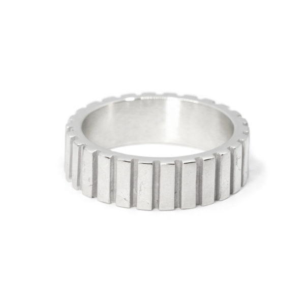 Bague homme Jack 8mm argent