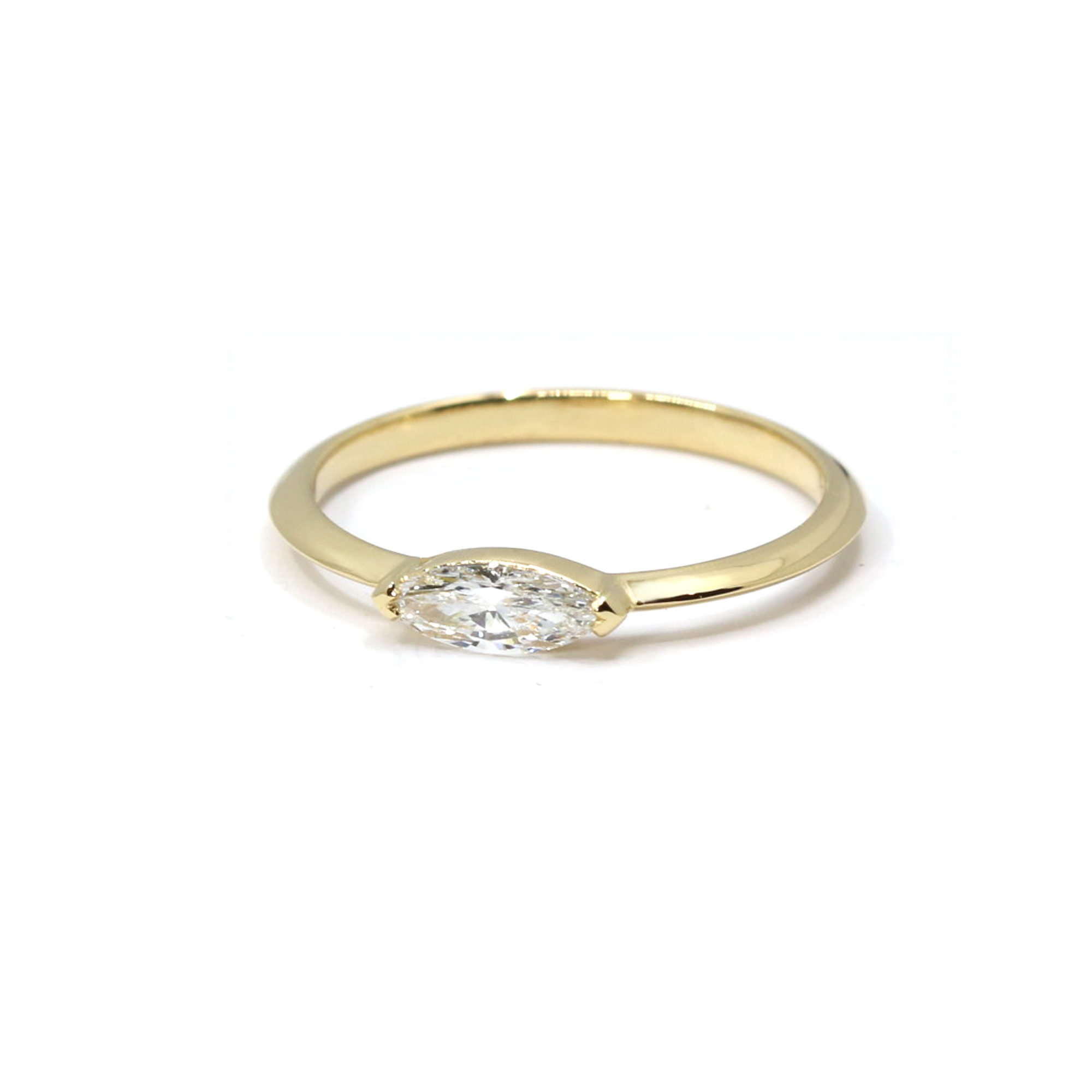 Alliance L'Elégante or jaune et diamant