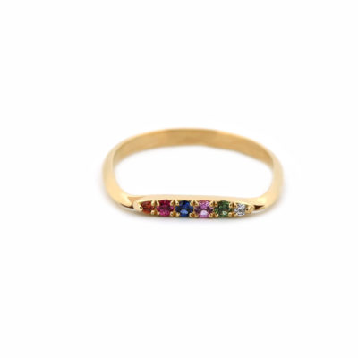 Bague Urban Tribe saphirs