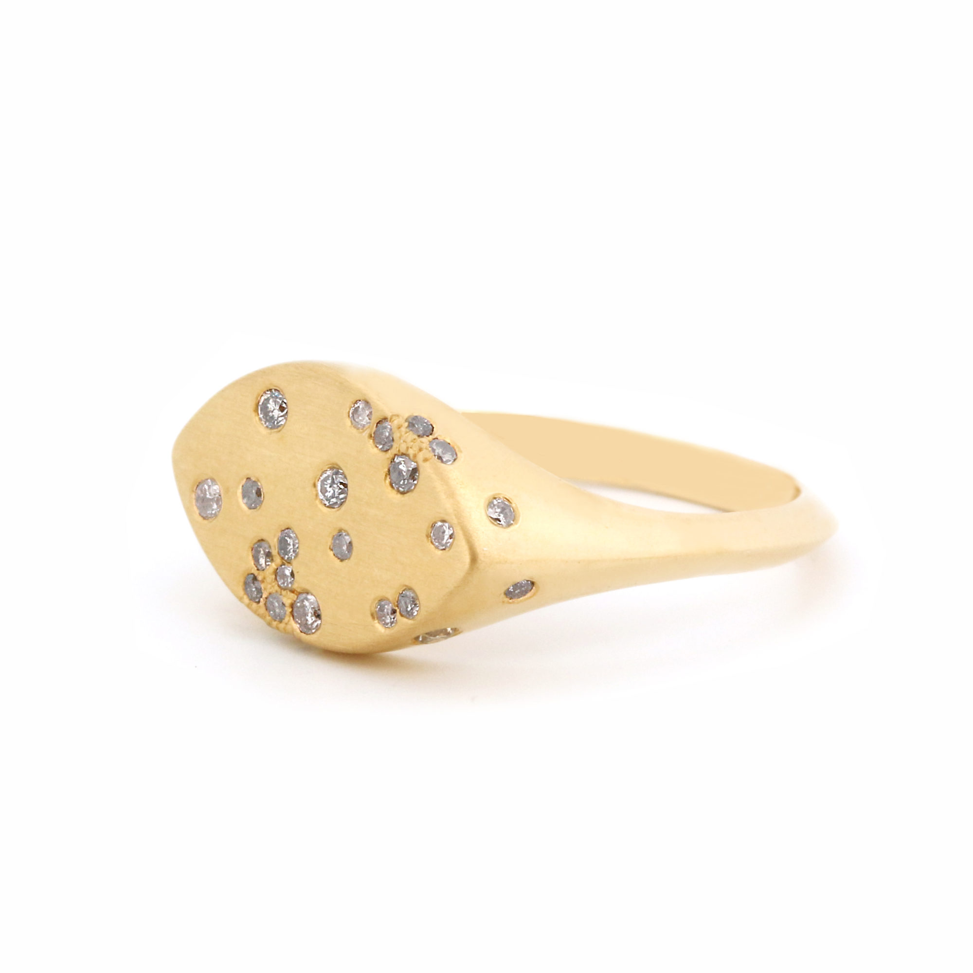 Bague Amandine or jaune et diamants-2
