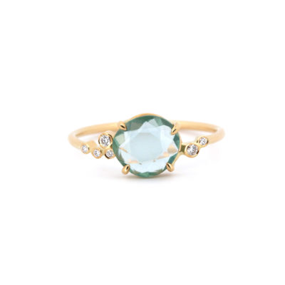 Bague Ronda saphir et diamants