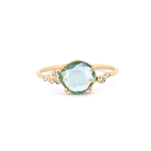 Bague Ronda saphir et diamants