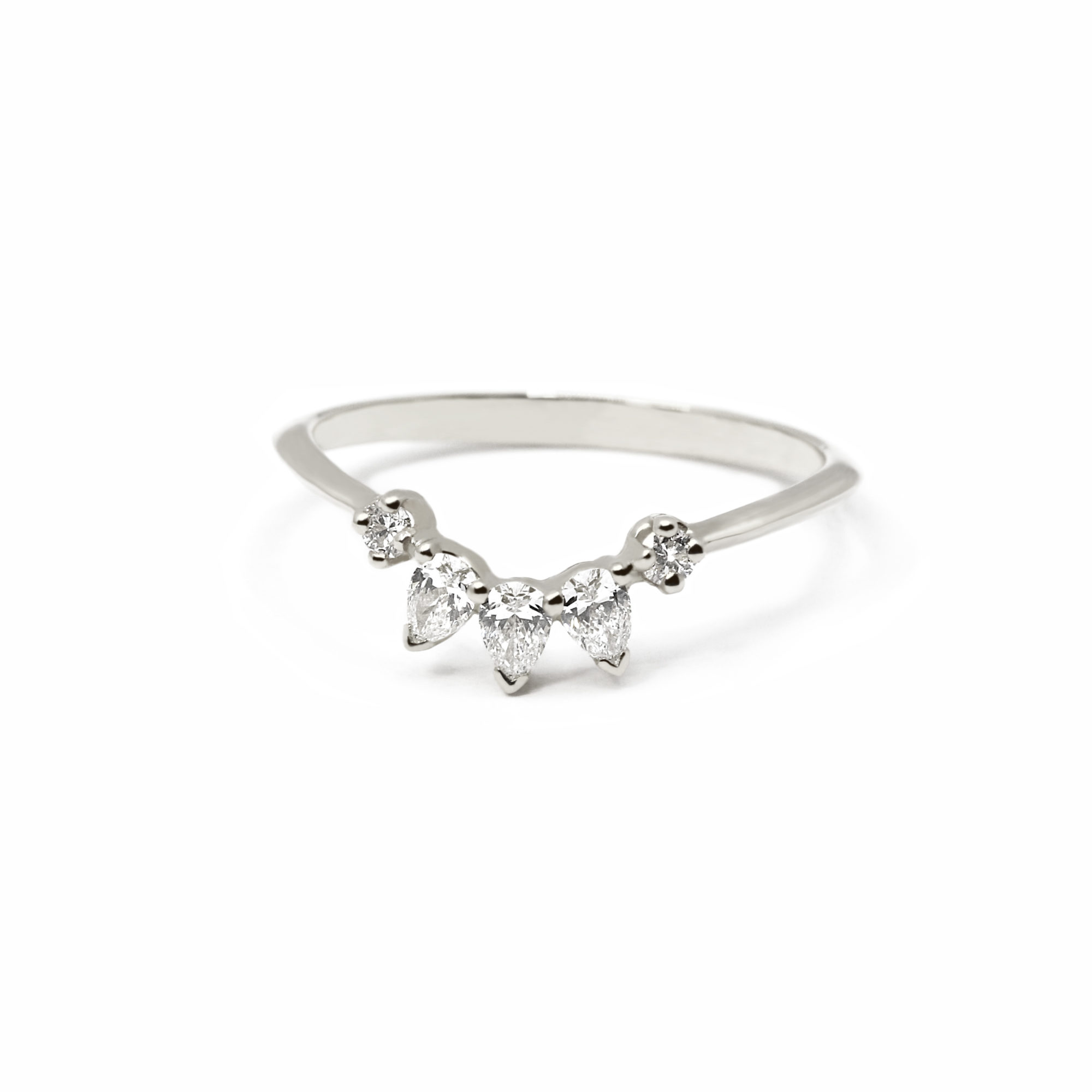 Alliance La Voluptueuse or blanc et diamants-2