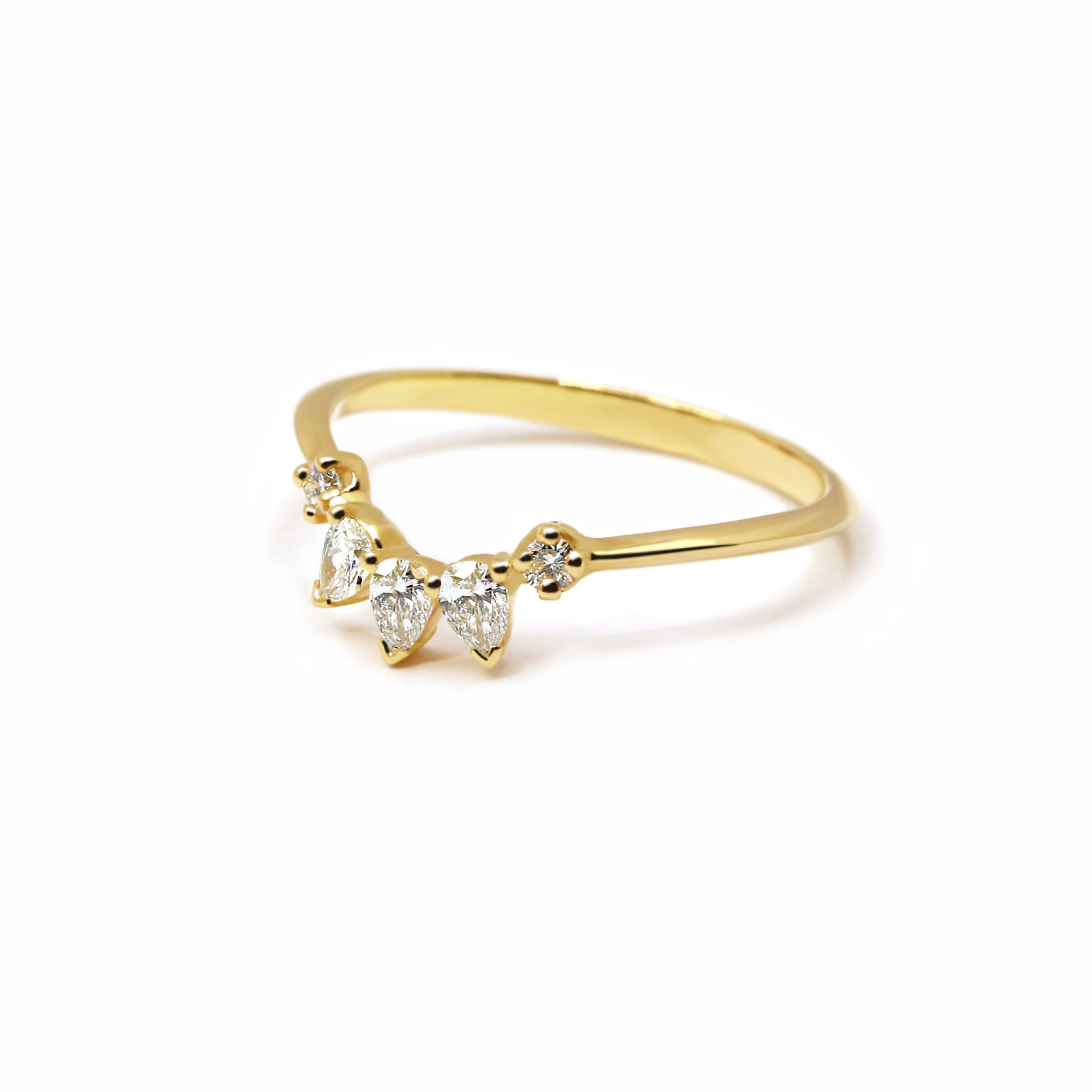 Alliance La Voluptueuse or jaune et diamants-2