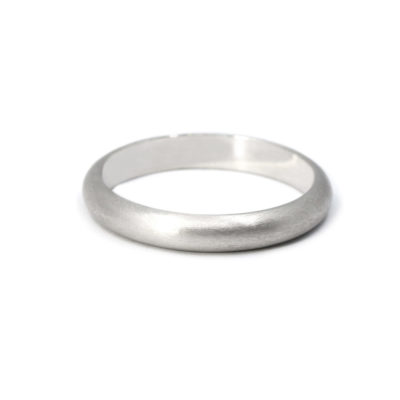 Alliance homme Felipe poli 3.50mm or blanc brossé