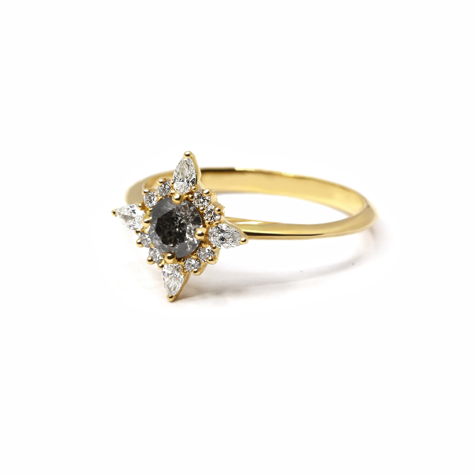 Bague La Romantique or jaune et diamants-2