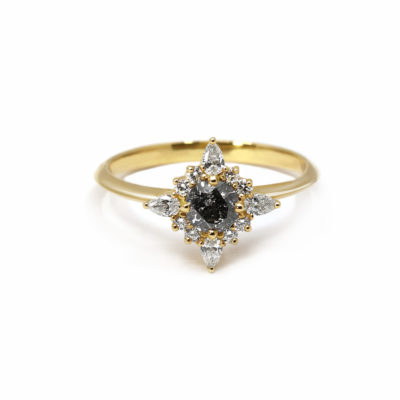 Bague La Romantique or jaune et diamants