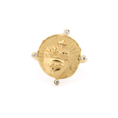 Bague Mystique ExVoto vermeil cz