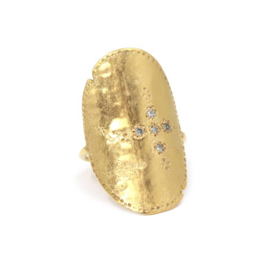 Bague Mystique grand modèle croix