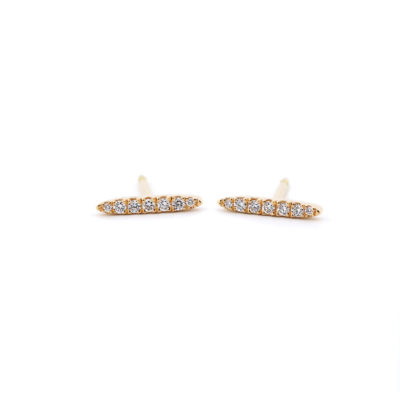 Boucles grains de riz Urban Tribe diamants