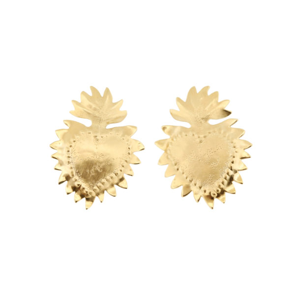 Boucles d'oreilles ExVoto petites vermeil