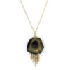 Collier Songe, tourmaline pailletée et diamants