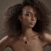 Collier Attrape-rêve tourmaline rose et plumes en diamants – Image 2