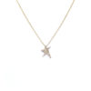 collier étoile or et diamants