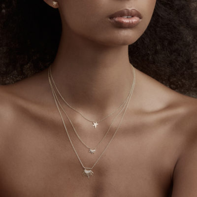 colliers or et diamants Constellations