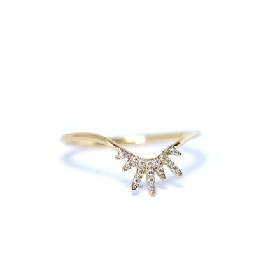 Bague Petit Soleil or et diamants