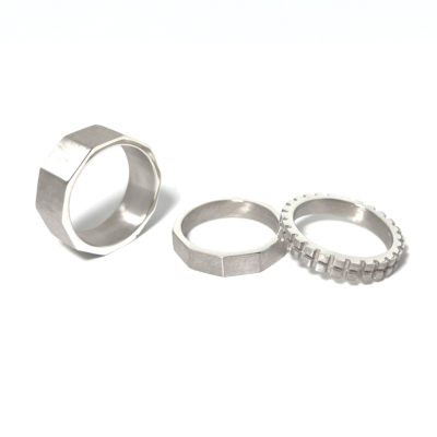 Bagues homme argent massif