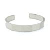 Bracelet jonc JUL facettes 10mm argent massif