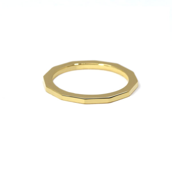 Alliance Julie 1.50mm or jaune 12 facettes