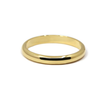 Alliance homme Felipe poli 3.00mm or jaune