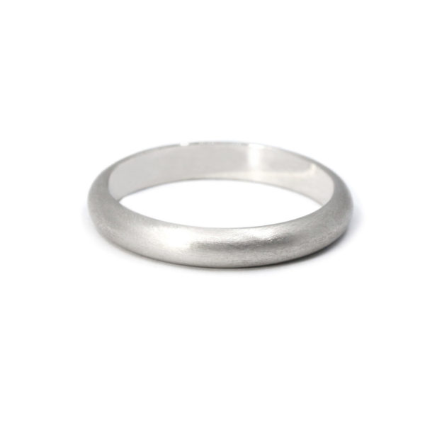 Alliance homme Felipe poli 3.50mm or blanc brossé