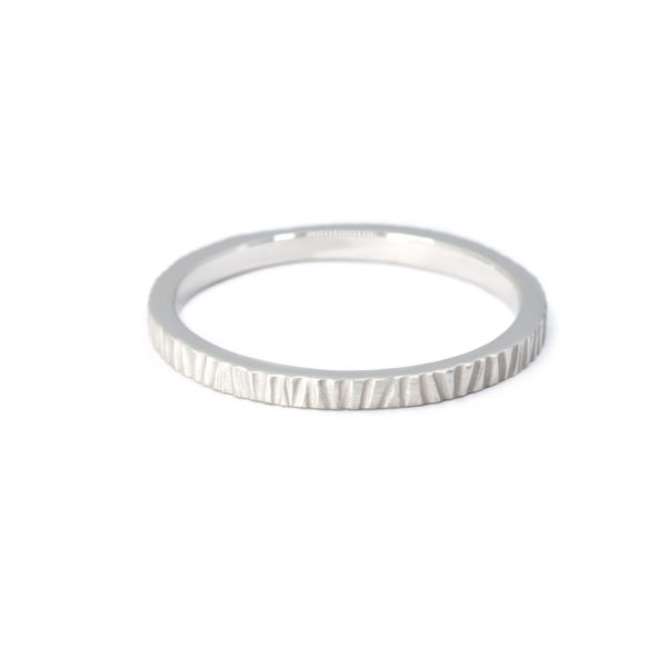 Alliance homme Florentin 2mm or blanc