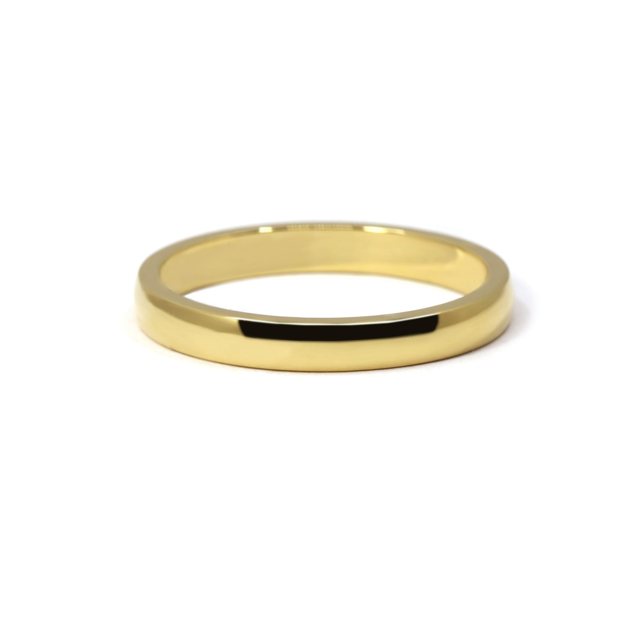 Alliance homme Guillaume 3mm or jaune poli