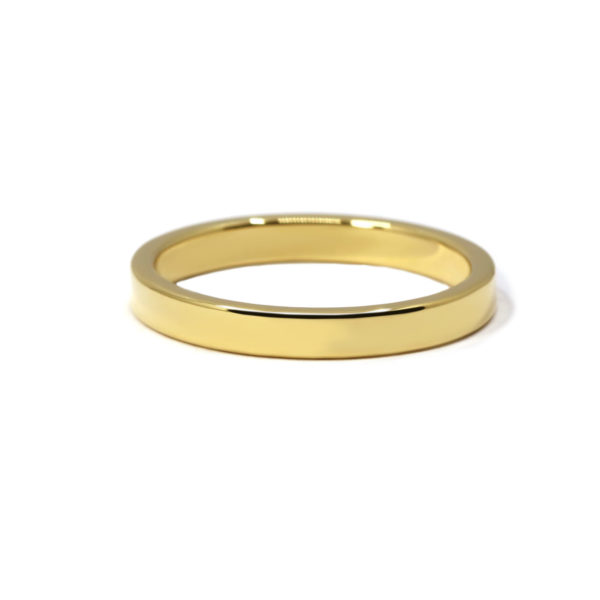 Alliance Yan 3.00mm poli </br> disponible en or jaune – Image 2