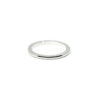 alliance femme jonc aplati poli 1.60mm