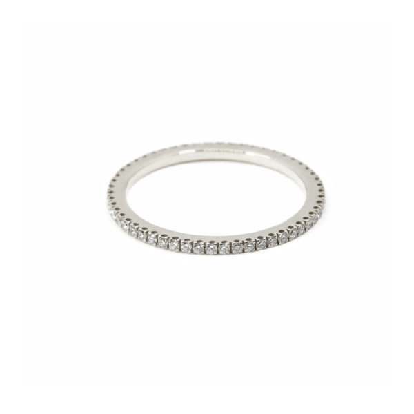 Alliance Eternity or blanc et diamants