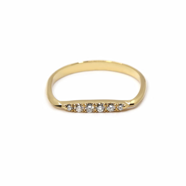 Alliance Urban Tribe or jaune et diamants 2