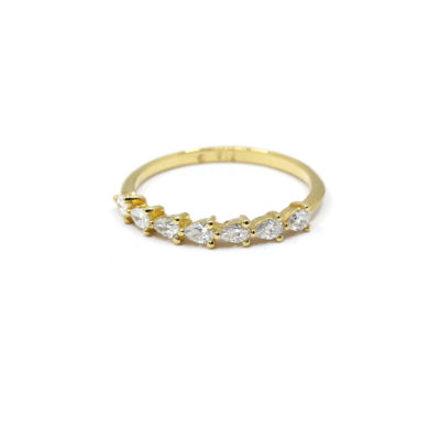 Bague La Sensuelle or jaune et diamants