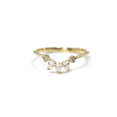 Bague La Voluptueuse or jaune et diamants