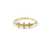 Bague Marquise or jaune et diamants
