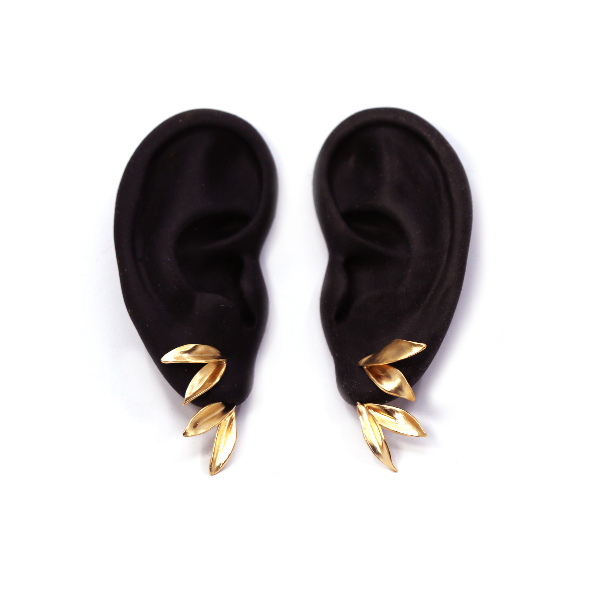 Boucles Amazone vermeil or rose