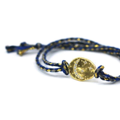 bracelet mystique médaille lune-3