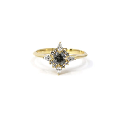 Bague La Romantique or jaune et diamants
