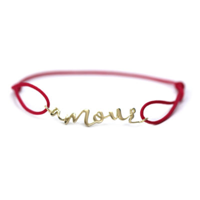 bracelet Amour cordon