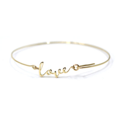 bracelet Love or jaune