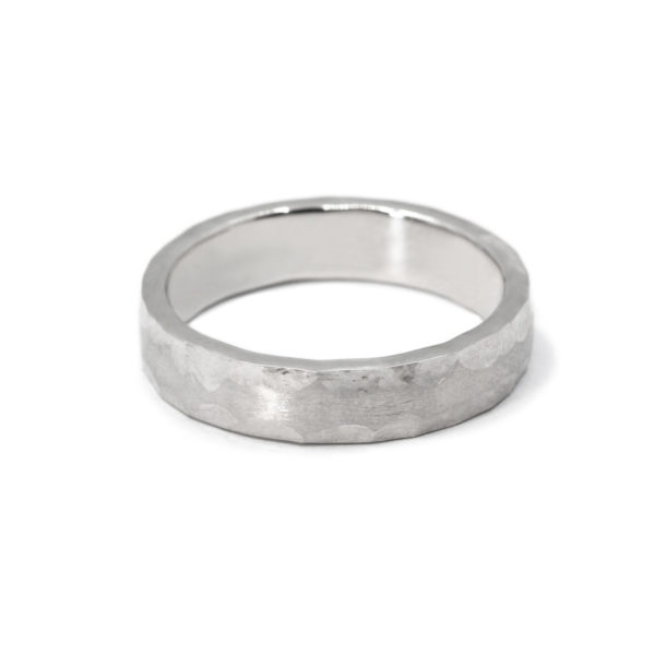 Bague homme Iker martelée argent