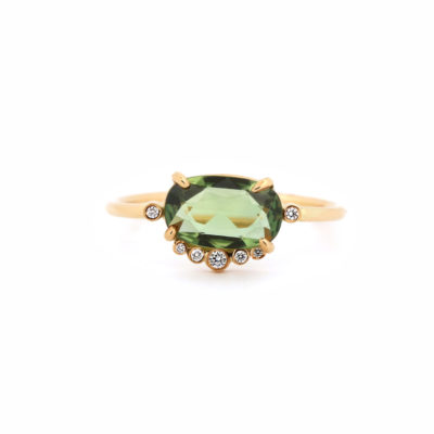 Bague Albarracin saphir et 7 diamants