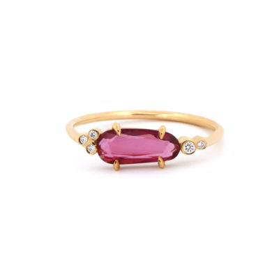 Bague Rosie rubis et diamants