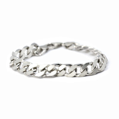 bracelet gourmette Franco homme brossée 8mm-2